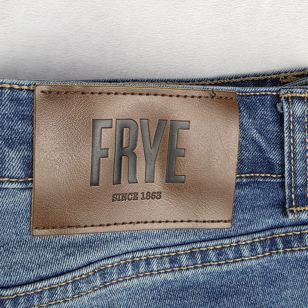 Frye Jeans Womens Size 8/29 Straight Leg‎ High Rise Blue Denim Pants